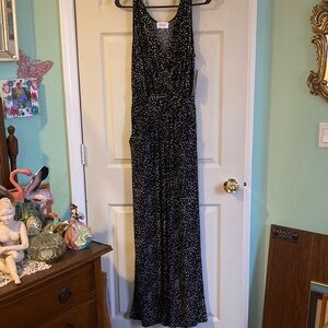 Elegant Black and White Jumpsuit